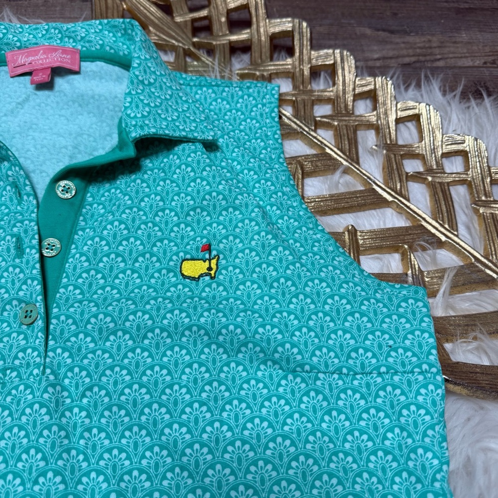 Magnalia Lane Masters Sleevless Teak Top Teal - Picture 2 of 9